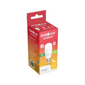 Lâmpada de LED Bulbo Mini 4,7w 3000K - Ourolux