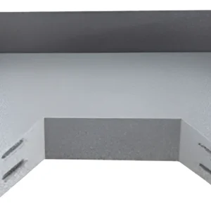 Curva Horizontal Lisa Para Eletrocalha 200x100mm