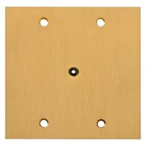 Placa De Piso 4x4 Latão Com Furo - Olivo