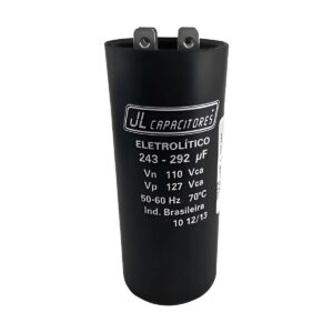 Capacitor Com Suporte e Tampa 243-292 110V - JL