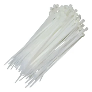 Abraçadeira Nylon 500x7,6mm Branca Com 50 - Fertak