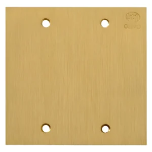 Placa De Piso 4x4 Latão Cega - Olivo