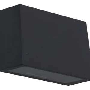 Arandela de LED Cube Preta 8W Amarela - Gaya