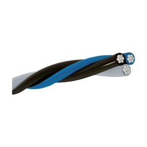 Cabo Triplex 1kV 35mm Preto/Cinza/Azul 100 Metros - Megamax