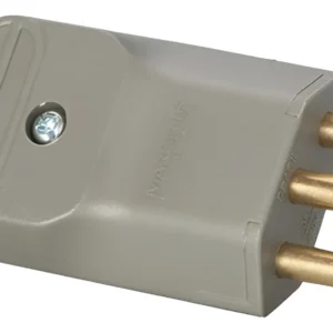 Plug Macho 2P+T 20A Cinza PLD2-3 Com 10 - Margirius