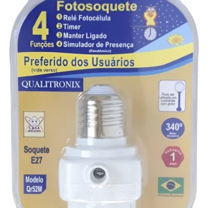 Fotocelula Multifuncional Fotosoquete - Qualitronix