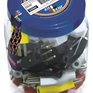 Plug Macho 2P+T 10A Cinza Pote com 50 1912 - Fame