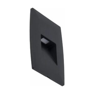 Balizador de LED de Parede Katan Preto 2w Amarela - Gaya
