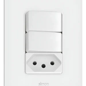 Conjunto 4x2 2 Int Simples + Tomada 10a Bc 20957-30 Simon 20