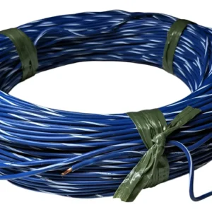 Mangueira Lisa Azul/Faixa Branca 1.1/2x6,4 Com 100mts - Majestic