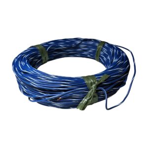 Mangueira Lisa Azul/Faixa Branca 1.1/2x6,4 Com 100mts - Majestic