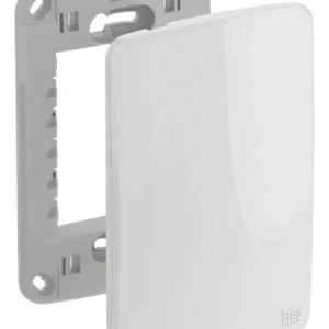 Placa 4x2 Com Suporte Cega Branco - Blux Home