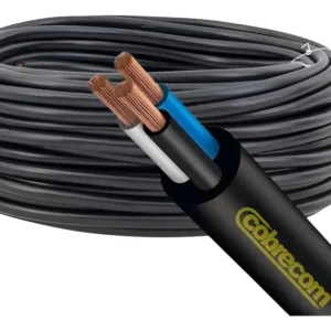 Cabo PP 3x1,5mm Preto 100Mts - Cobrecom