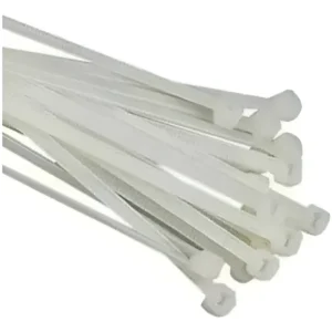 Abraçadeira Nylon 350x7,6mm Branca Com 50 - Fertak