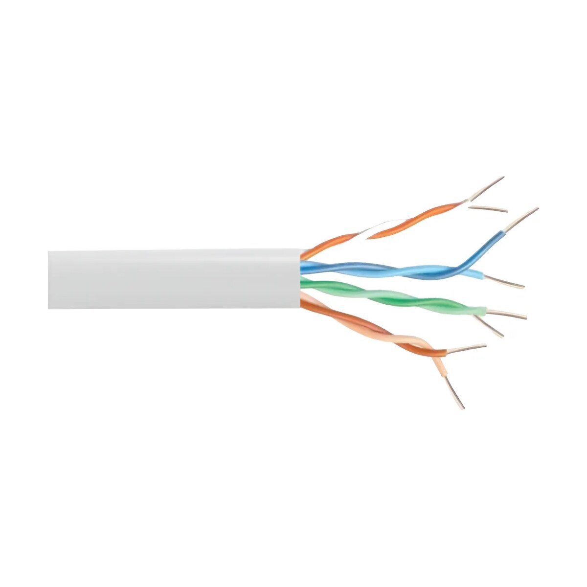 Cabo Lan Cat5 Homologado Branco 1 Metro
