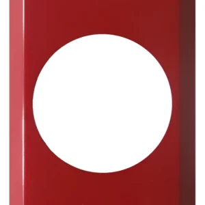 Placa 1 Tomada Redonda Vermelha 1/2-3/4 - Eletromax