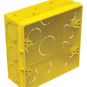 Caixa de Luz Pvc Amarela 4x4 - Tigreflex