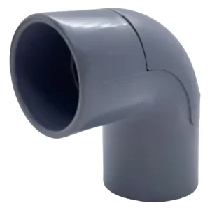 Curva Para Eletroduto Com Janela Cinza 3/4 - Eletromax