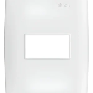 Placa 4x2 1 Posto Com Suporte Branca 300911-30 - Simon