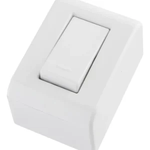 Caixa De Sobrepor Com 1 Interruptor Simples Branco 19970-30
