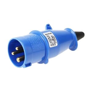 Plug Industrial 2p+t 16a 220v Azul N-3076 6h - Steck