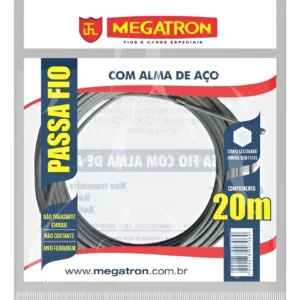 Fita Passa Fio Com Alma de Aço 20Mts - Megatron