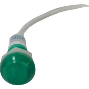 Lâmpada Olho de Boi Com Rabicho 220V Verde - JNG