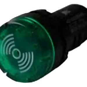 Sinaleiro Cigarra 22,5mm JAD1622 12V Verde - JNG