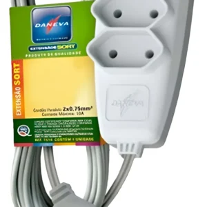 Plug Macho 2P 10A Sortida - Daneva