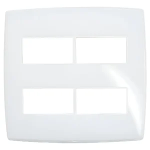 Placa 4x4 2+2 Posto Separados 618534 - Pial Plus Gloss