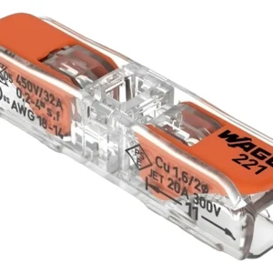 Conector Wago Linha 2x4 221 - 2411 Incolor