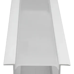 Perfil Para Fita de LED Embutir 36x28x3Mts Branco - Foxlux