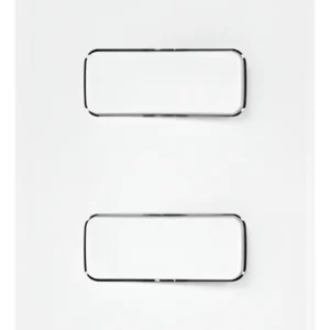 Conjunto 4x2 2 Interruptor Paralelo Perola Branca