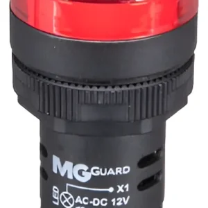 Sinaleiro Monobloco PLA 125VCA/VCC Vermelho - Siemens