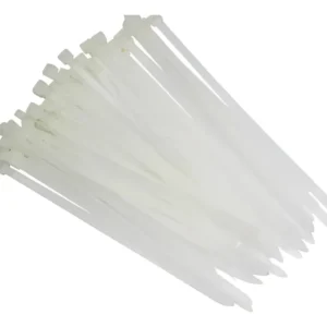 Abraçadeira Nylon 250x7,6mm Branca Com 50 - Fertak