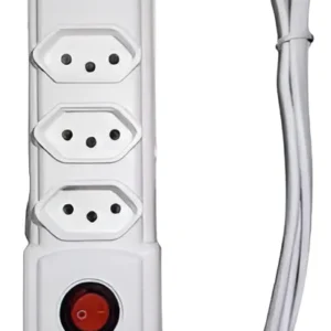 Filtro de Linha Pvc 4 Tomadas Branco Bivolt - Naticon