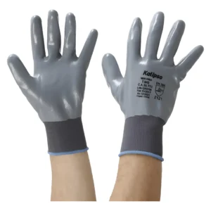 Luva Tricotada Nitrilica Cinza T.09-G - Kalipso