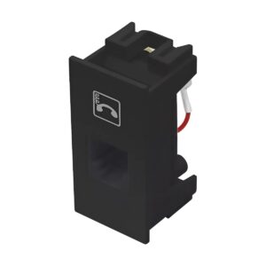 Modulo Tomada RJ11 4 Vias 4039 - Habitat Black