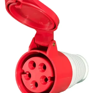 Acoplamento 3p+t+n 32a 380v Vermelho Mgi-225 6h Jng