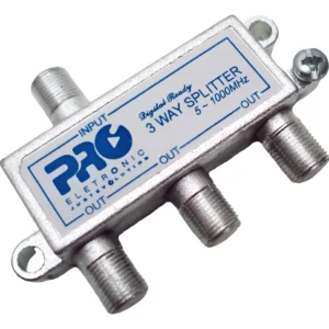 Divisor Interno 1x3 CATV 1GHZ 130DB Pro Eletronic