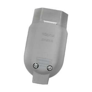 Plug Fêmea Com Prensa Cabo 2p+t 10a Branco V96 - Voltim
