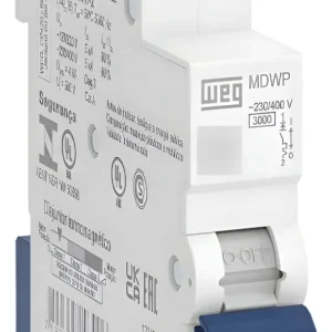 Disjuntor Bipolar 6A Curva C MDPW - Weg