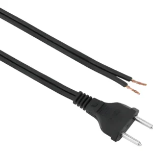 Rabicho Para Fonte Colméia Cabo Plastiplug 1Mts Preto