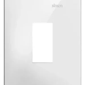 Placa 4x2 1 Posto Vertical Branco 35621-30 - Simon 30