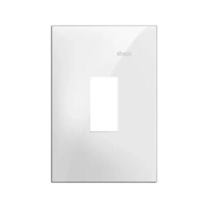Placa 4x2 1 Posto Vertical Branco 35621-30 - Simon 30