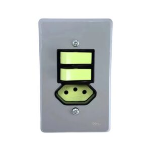 Conjunto 4x2 2 Interruptor Paralelo + Tomada 10a 1801.111