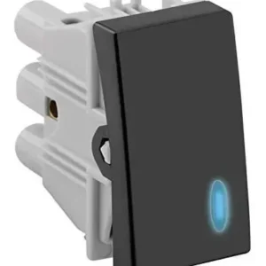 Modulo Interruptor Paralelo Grafite Com Base Para Led 30203