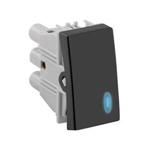 Modulo Interruptor Paralelo Grafite Com Base Para Led 30203