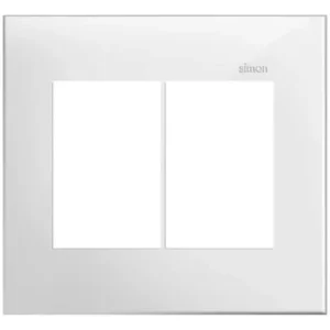 Placa 4x4 3+3 Postos Branco 35613-50 - Simon 30