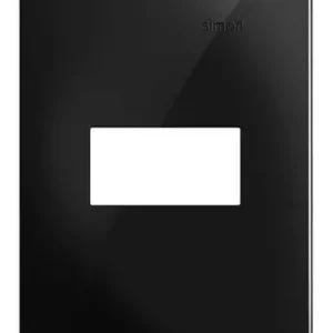 Placa 4x2 1 Posto Preto Fosco 35611-44 - Simon 30
